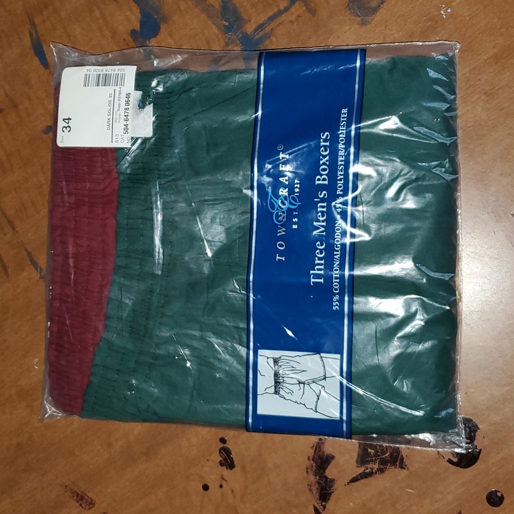 2 Pack of Men's Boxers, NWOT